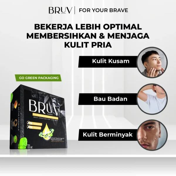 Paket BRUV Moisturizing Bar Soap 3 pcs